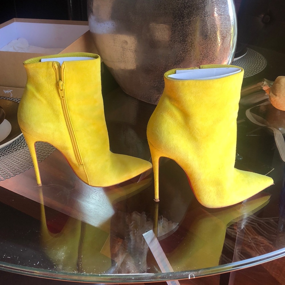 Christian Louboutin so Kate 130 suede booty - Picture 5 of 8